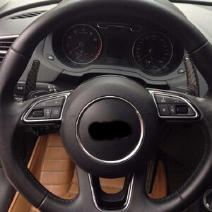 Shift paddles for Audi A3 S3 RS3 - 8P 8PA Carbon-Look Black image 5