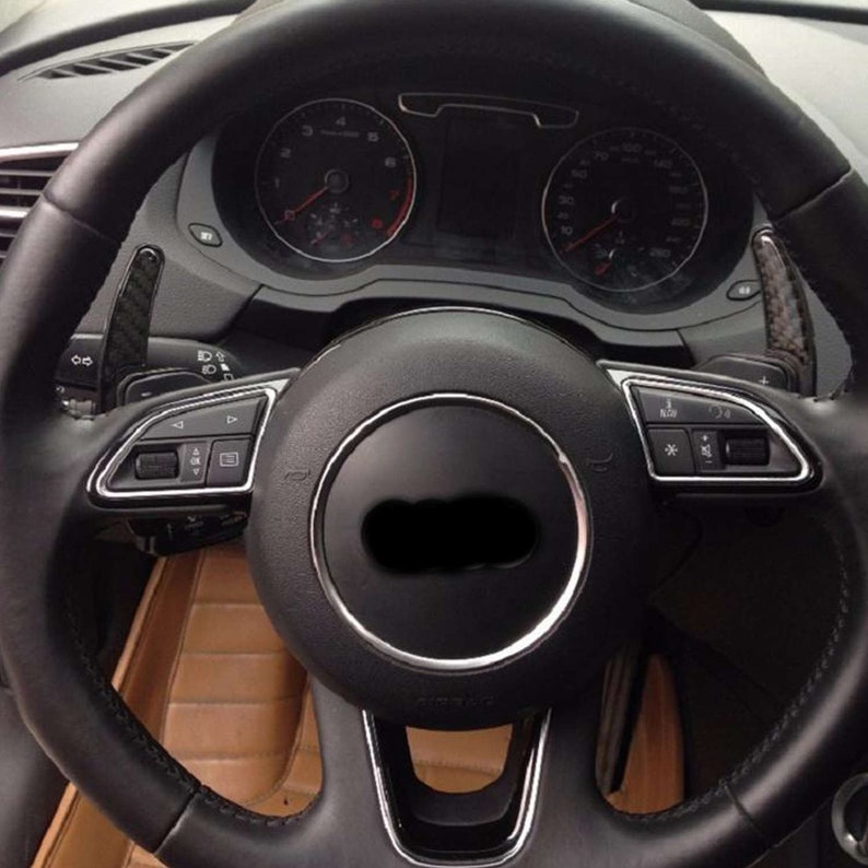 Shift paddles for Audi A3 S3 RS3 - 8P 8PA Carbon-Look Black image 5