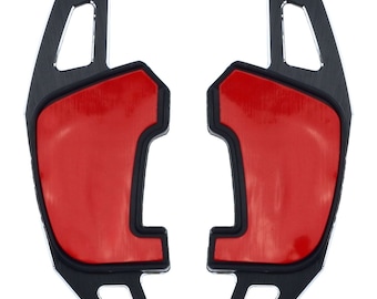 Paddle shifters for VW Golf 7 GTI GTD GTE R TCR Clubsport, Scirocco, Polo 5 6 GTI, Arteon, Passat B8, T-Roc, Tiguan, Touran, aluminum black, type B