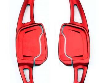 Paddle shifters for Audi A4 S4 - B9 Alu Red Type-F
