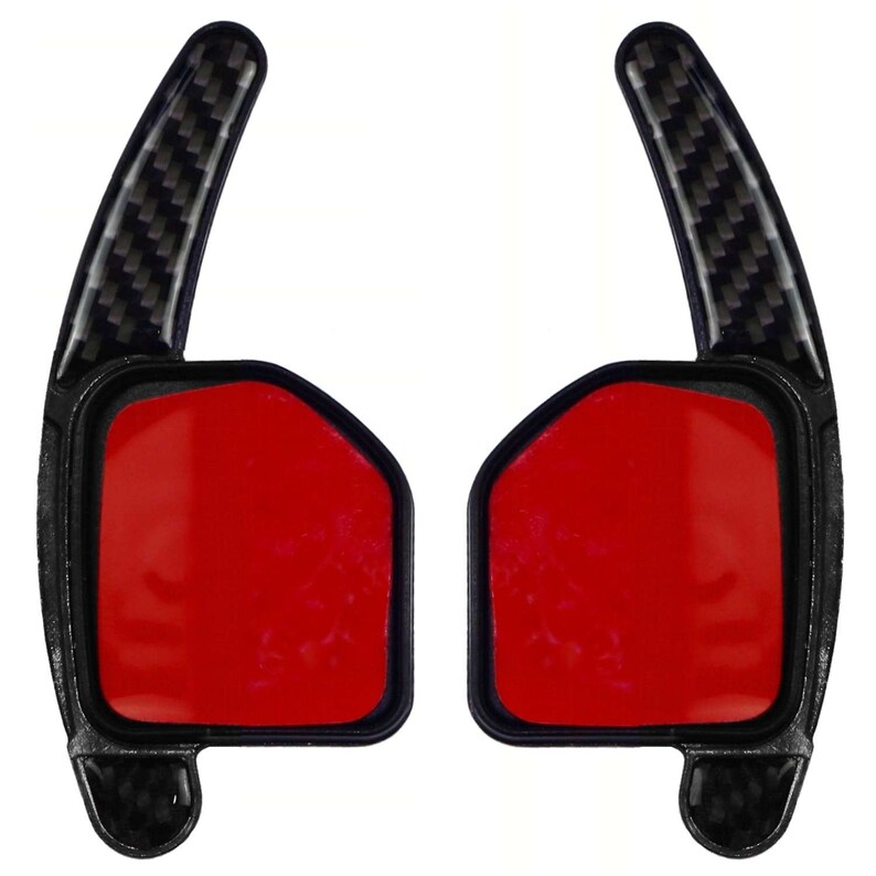 Shift paddles for Audi A3 S3 RS3 - 8P 8PA Carbon-Look Black image 1
