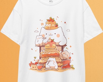 Kawaii Katzen T-Shirt: Süße Harajuku Mode