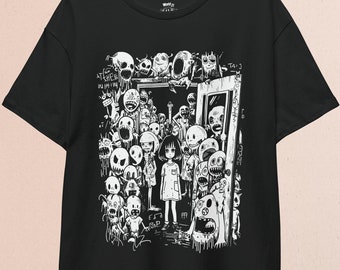Spooky Monsters T-Shirt: Grunge Horror, Alt Goth Streetwear