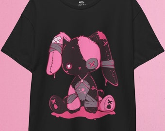 Pastel Goth Sad Bunny T-shirt | Pastel Goth, Kawaii Clothes