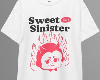 Pastel Goth Devil T-Shirt: Sweet But Sinister Kawaii Shirt