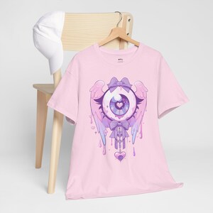 Pastel Goth Eyeball T-Shirt | Pastel Goth, Kawaii Clothes, Weirdcore Shirt, Harajuku Clothing, Kawaii Goth, Creepy Cute Shirt, Witchy, S to 5XL, Plus Size Clothing, Unisex Shirt, Graphic T-shirts, Gift For Her, Gift For Him, E Girl Clothing