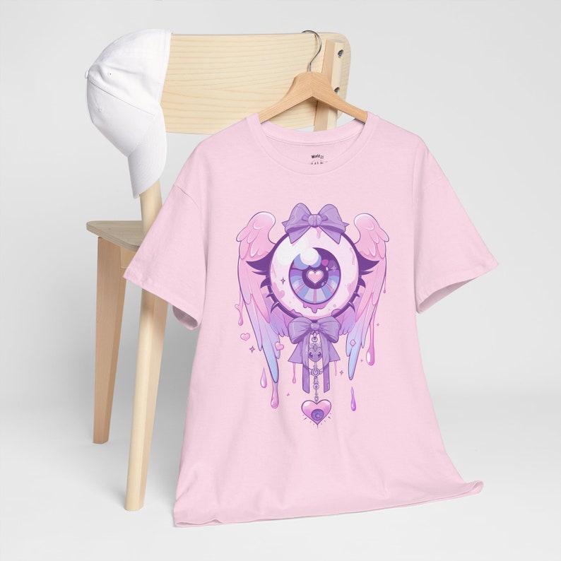 Pastel Goth Eyeball T-Shirt | Pastel Goth, Kawaii Clothes, Weirdcore Shirt, Harajuku Clothing, Kawaii Goth, Creepy Cute Shirt, Witchy, S to 5XL, Plus Size Clothing, Unisex Shirt, Graphic T-shirts, Gift For Her, Gift For Him, E Girl Clothing