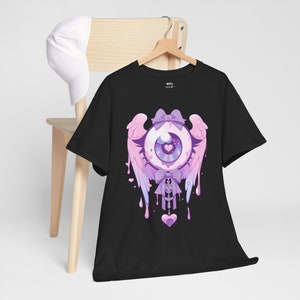Pastel Goth Eyeball T-Shirt | Pastel Goth, Kawaii Clothes, Weirdcore Shirt, Harajuku Clothing, Kawaii Goth, Creepy Cute Shirt, Witchy, S to 5XL, Plus Size Clothing, Unisex Shirt, Graphic T-shirts, Gift For Her, Gift For Him, E Girl Clothing