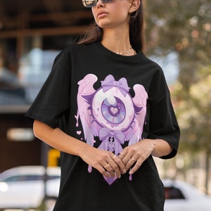 Pastel Goth Eyeball T-Shirt | Pastel Goth, Kawaii Clothes, Weirdcore Shirt, Harajuku Clothing, Kawaii Goth, Creepy Cute Shirt, Witchy, S to 5XL, Plus Size Clothing, Unisex Shirt, Graphic T-shirts, Gift For Her, Gift For Him, E Girl Clothing