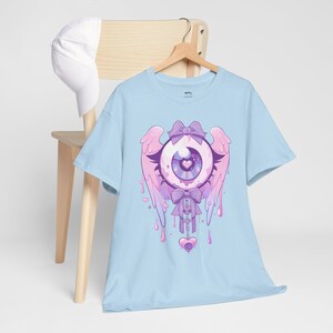 Pastel Goth Eyeball T-Shirt | Pastel Goth, Kawaii Clothes, Weirdcore Shirt, Harajuku Clothing, Kawaii Goth, Creepy Cute Shirt, Witchy, S to 5XL, Plus Size Clothing, Unisex Shirt, Graphic T-shirts, Gift For Her, Gift For Him, E Girl Clothing