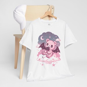 Pastel Goth Teddy Bear T-Shirt | Pastel Goth, Kawaii Clothes, Harajuku Clothing, Kawaii Goth, Creepy Cute Shirt, Witchy, Yami Kawaii Shirt, S to 5XL, Plus Size Clothing, Unisex Shirt, Graphic T-shirts, Gift For Her, Gift For Him, E Girl Clothing