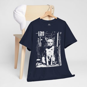 Edgy Cat T-Shirt | Cat T-Shirt, Weirdcore, Edgy Clothes, Dark Aesthetic, Animal Lover Shirt, Grunge Clothing, Alt Clothing, Trippy Shirt, S to 5XL, Plus Size Clothing, Unisex Shirt, Graphic T-shirts, Gift For Her, Gift For Him, E Girl Clothing