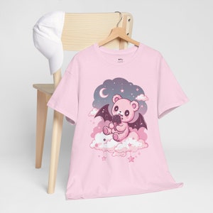 Pastel Goth Teddy Bear T-Shirt | Pastel Goth, Kawaii Clothes, Harajuku Clothing, Kawaii Goth, Creepy Cute Shirt, Witchy, Yami Kawaii Shirt, S to 5XL, Plus Size Clothing, Unisex Shirt, Graphic T-shirts, Gift For Her, Gift For Him, E Girl Clothing