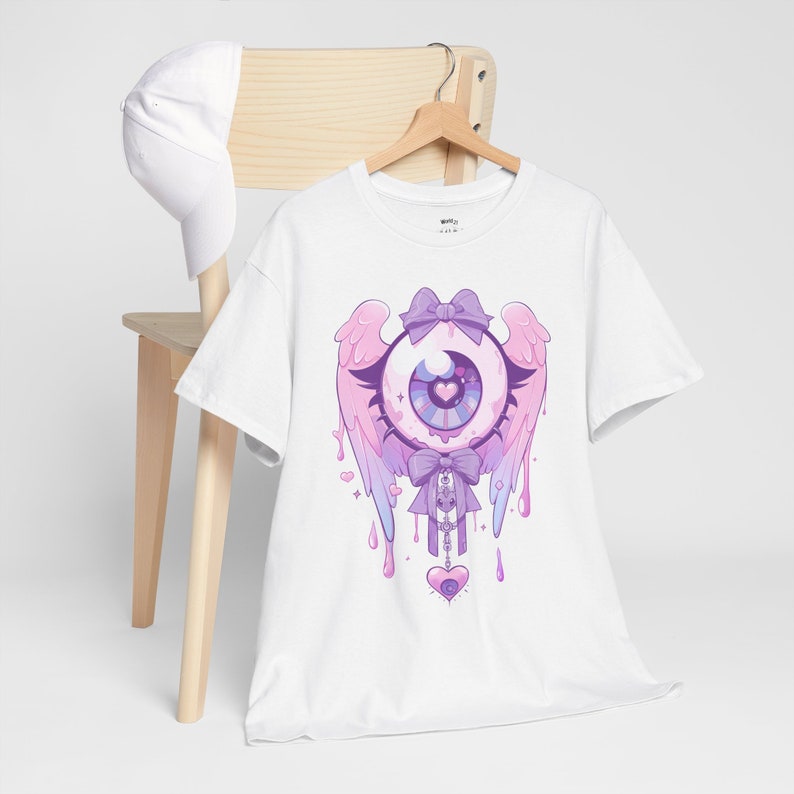 Pastel Goth Eyeball T-Shirt | Pastel Goth, Kawaii Clothes, Weirdcore Shirt, Harajuku Clothing, Kawaii Goth, Creepy Cute Shirt, Witchy, S to 5XL, Plus Size Clothing, Unisex Shirt, Graphic T-shirts, Gift For Her, Gift For Him, E Girl Clothing
