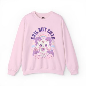Pastel Goth Skull Cat Sweatshirt | Pastel Goth, Kawaii Clothes, Harajuku Clothing, Kawaii Goth, Creepy Cute Sweatshirt, Witchy, Yami Kawaii, S to 5XL, Plus Size Clothing, Unisex Shirt, Graphic T-shirts, Gift For Her, Gift For Him, E Girl Clothing