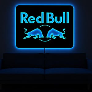 Neon redbull sign - Etsy 日本