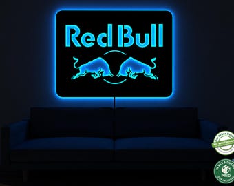 【新品非売品】最新 レッドブル RedBull メニューボード LED Red Bull Menu Card LED Illuminated Table Display Gastro