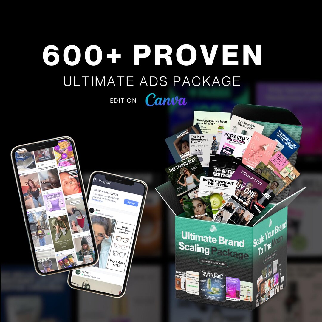 600+ Winner Static Ad Templates, Photo Ad Template, Facebook Ads ...