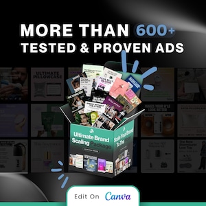 Scroll-stopping Ads Canva Templates, Increase Your Conversion Rates, E-commerce Ads, Favebook & Instagram Ads, Ads creatives, Static Ads