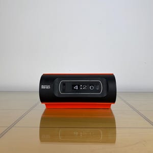 Vintage Sankyo Digi-Glo #423 Digital Clock, Sankyo Clock, Flip, Roll, Alarm Clock, Space Age, 70s, Japan, Minimalism, Mid Century