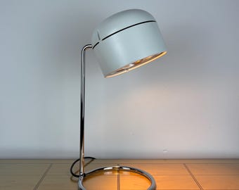Luminária de mesa de Arnold Berges para Staff Leuchten, luminária de mesa vintage, era espacial, anos 70, meados do século, design industrial, Alemanha, anos 70, minimalismo