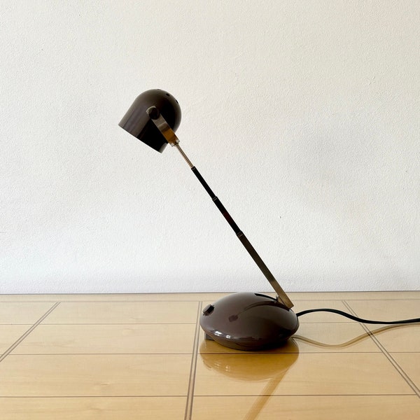 Vintage Telescope Desktop Lamp, Eichhoff, 70s, Space Age, Sputnik, Industrial Design, Germany, Halogen lamp