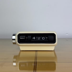Vintage Sankyo 4000 Digital Clock, Sankyo Clock, Flip, Roll, Alarm Clock, Space Age, 70s, Japan, Minimalism, Mid Century