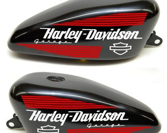 AMF Harley-Davidson 黒 セパレートタンク 2個左右　ショベル il_340x270.7048168492_7m36.jpg