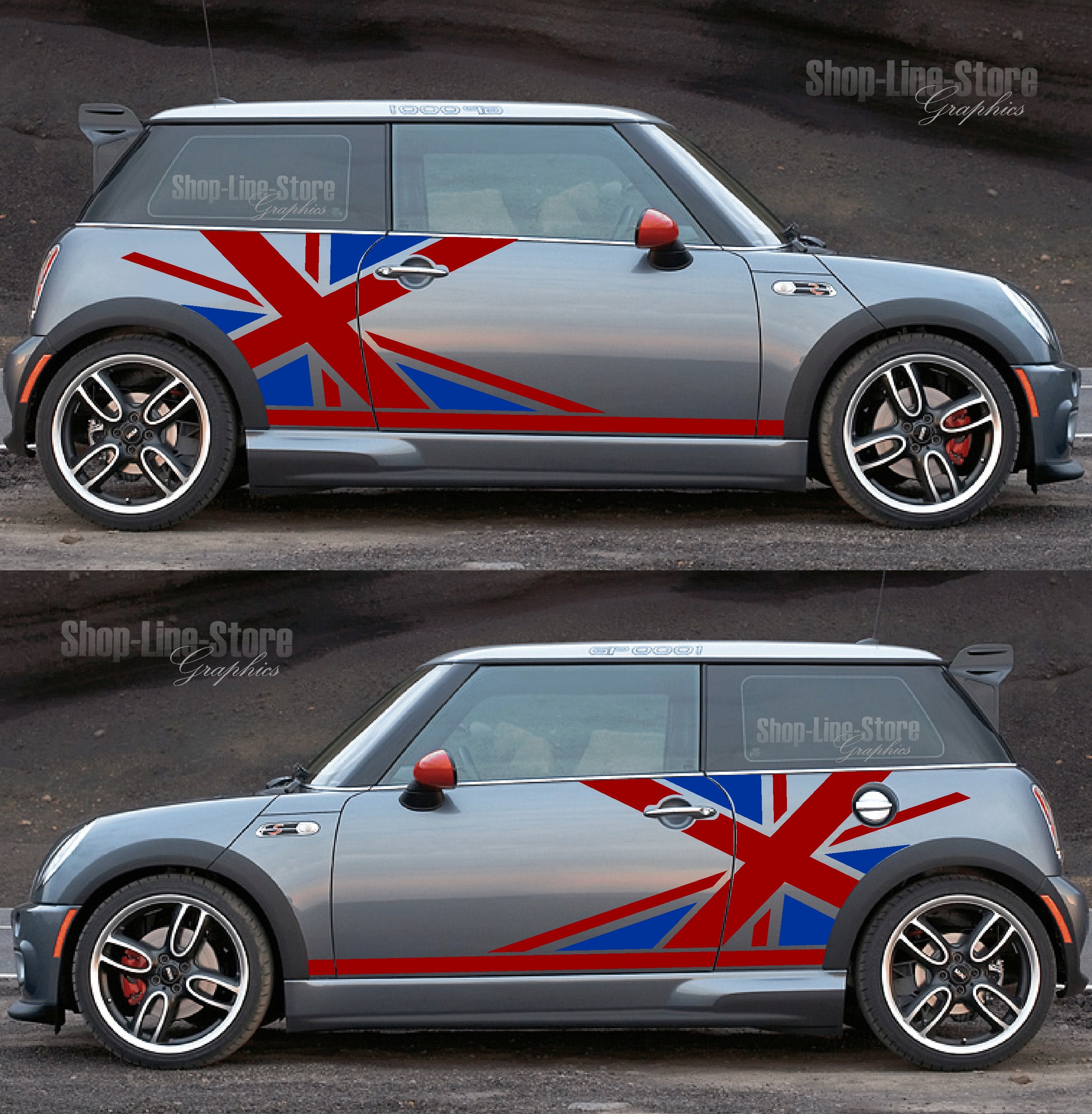 Adesivo Auto Bandiera Britannica - 100x150 Cm, Vinilico, Impermeabile, Per Capote E Carrozzeria