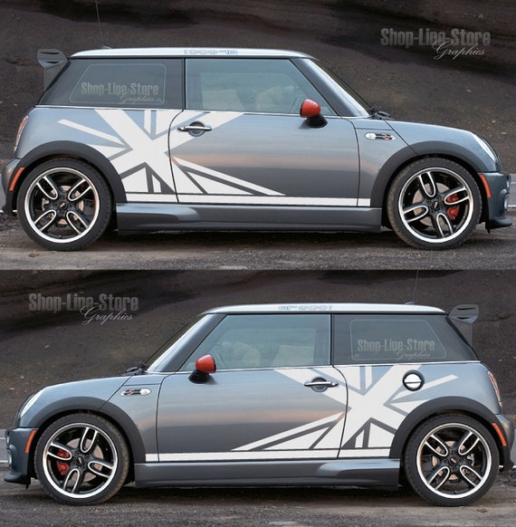 BMW MINI COOPER R56 Works Union Jack Flag Fender Sticker Decal - Glossy/Matte Finish
