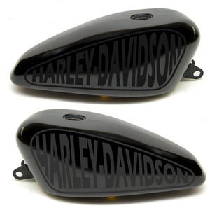 2 Harley-Davidson-Aufkleber für Custom-Motorrad-Tank-Biker