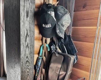 Vertical Storage Hooks For Bags, Baseball Cap Hooks