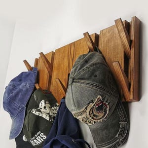 Two-tier clothes hanger made of ash, A gift for Christmas, Holder for clothes