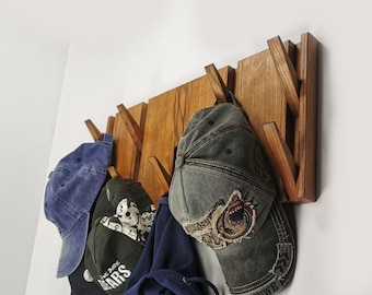 Two-tier clothes hanger made of ash, A gift for Christmas, Holder for clothes