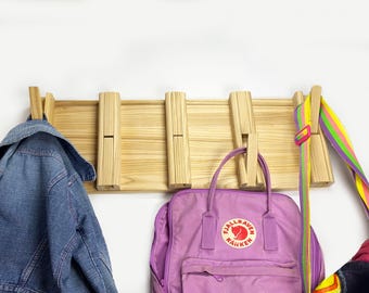 Piano Coat Rack For Jackets, Hat Rack For Wall