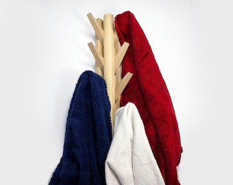 Robe hook wood, flip down wall hooks, vertical piano hooks, bathroom coat rack