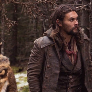 Jason Momoa Frontier Declan Harp Trench Coat zdjęcie 6