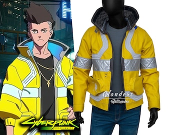 Cyberpunk Edgerunners David Martinez Jacket Cosplay Costume - Screen Authentic Costume