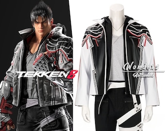 Jin Kazama Jacket Tekken 8 Cosplay Leather Jacket