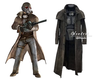 Duster Duster, Ranger vétéran de la RCN : manteau en toile pour costume New Vegas - Déguisement authentique