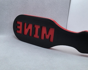 Recessed Custom Branding Paddle for Kink BDSM Fetish