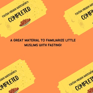 Printable Ramadan Reward Coupons, Ramadan Kids Reward Cards, Eid Gift for Fasting Children, Ramadan Fasting Tracker for Little Muslims image 4