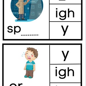Printable Flashcards Long Vowel Sound for Kids - Etsy