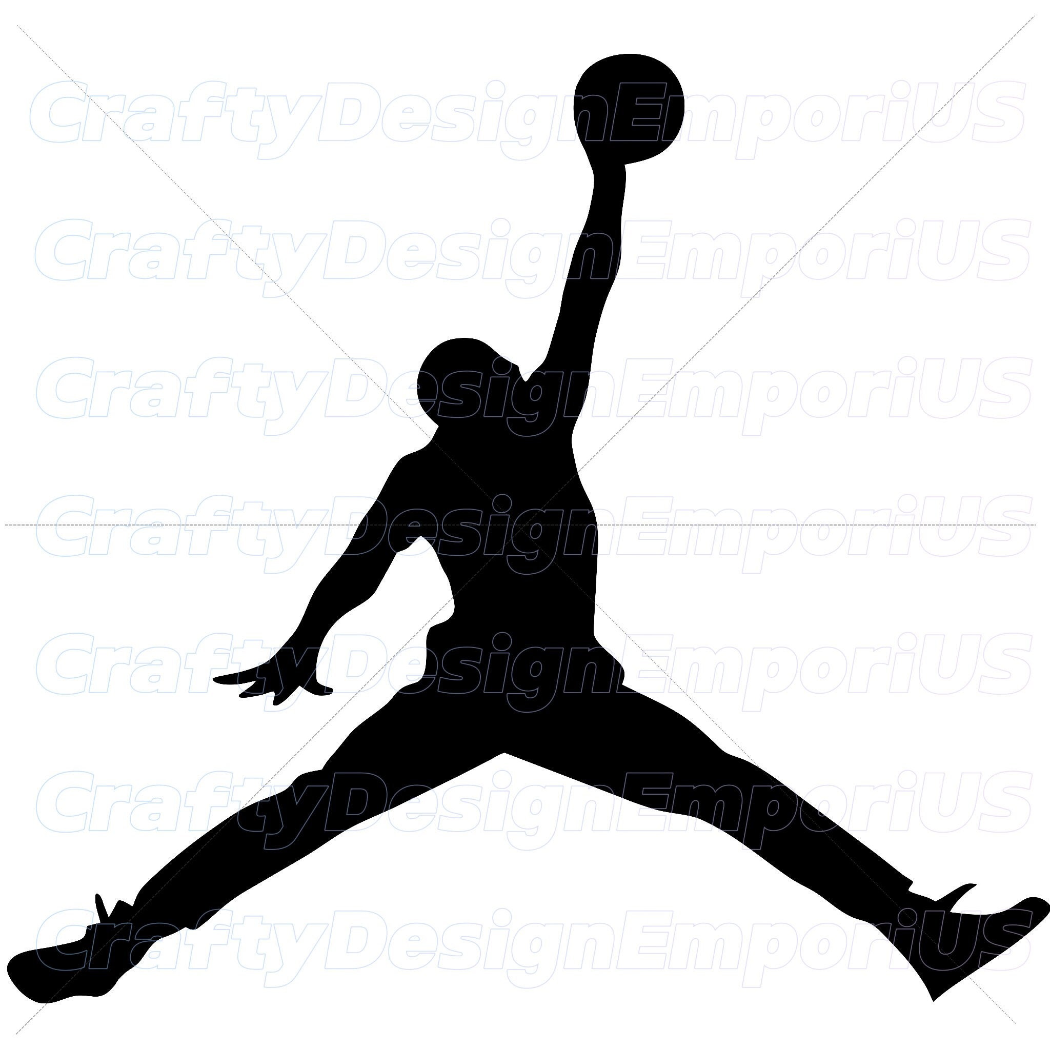 Jordan Logo Stencil Etsy Canada