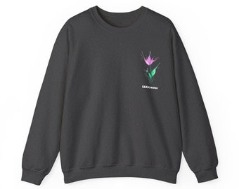 Sweat-shirt ras du cou tulipe doux - Restez au chaud dans ce pull unisexe