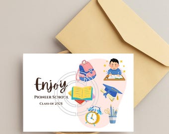 JW Pioneer School Biglietto stampabile - Set di 6 biglietti / Regalo di apprezzamento per i pionieri / Completa il tuo ministero / File digitali