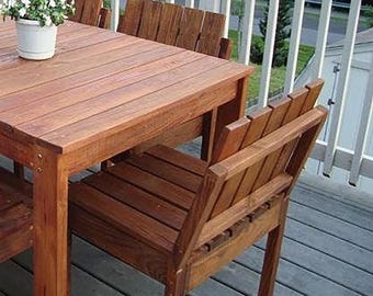 DIY Stackable Outdoor Chair Plans: Patio Furniture (PDF Download)