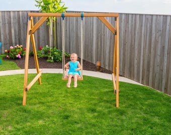 DIY Child Swing Set 2x4 Building Plans (PDF Download)