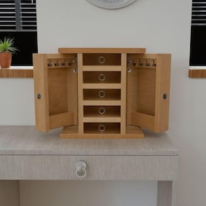 Ausgefallenes Schmuckkästchen, Schmuckschatulle für Frauen, Geschenkbox aus Holz, Anleitung für Holzarbeiten, Do it Yourself, Handarbeiter Geschenke,