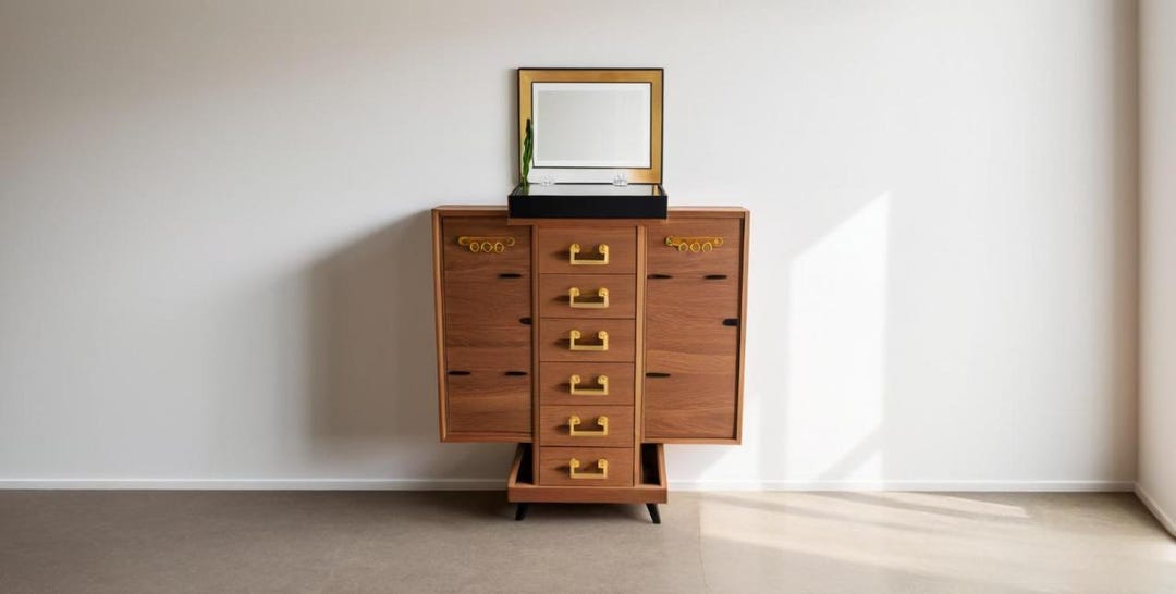 DIY Wooden Jewelry Cabinet Plan: Woodworking Project (PDF Download) - Etsy